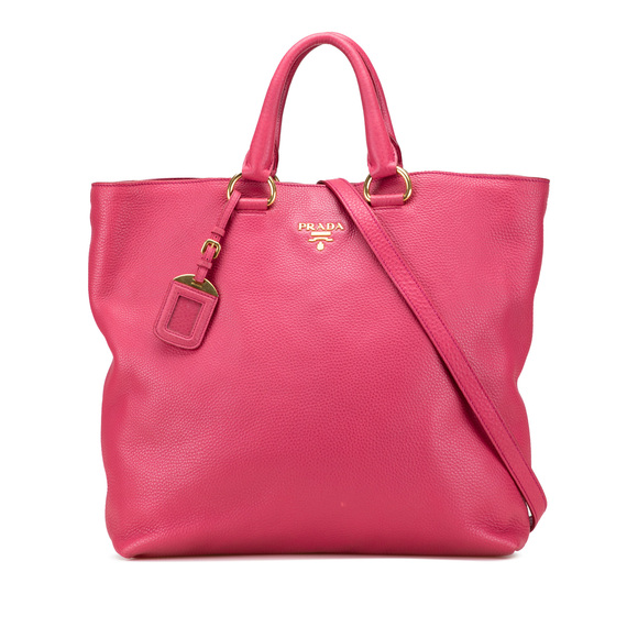 Prada Handbags - Pre-Loved Prada Vitello Daino Open Convertible Tote